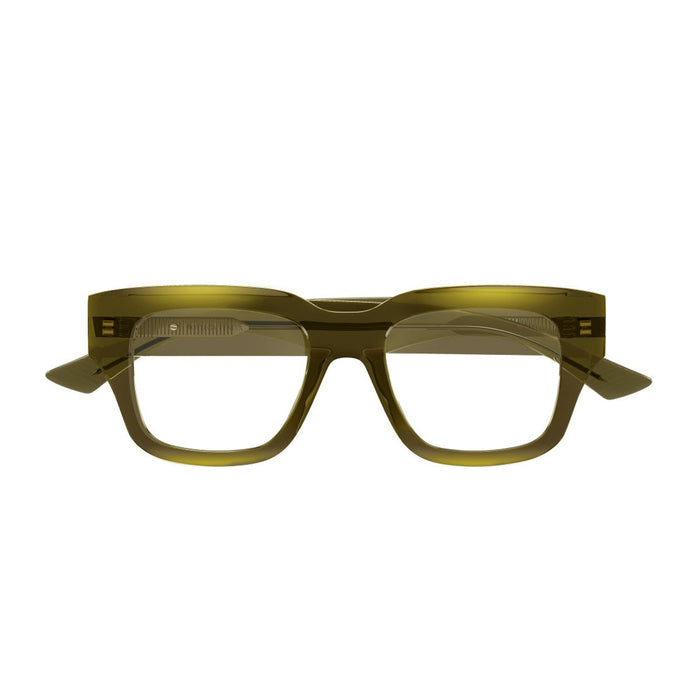 Bottega Veneta Bv1361o Linea Ribbon Transparent Green Acetato Riciclato Eyeglasses