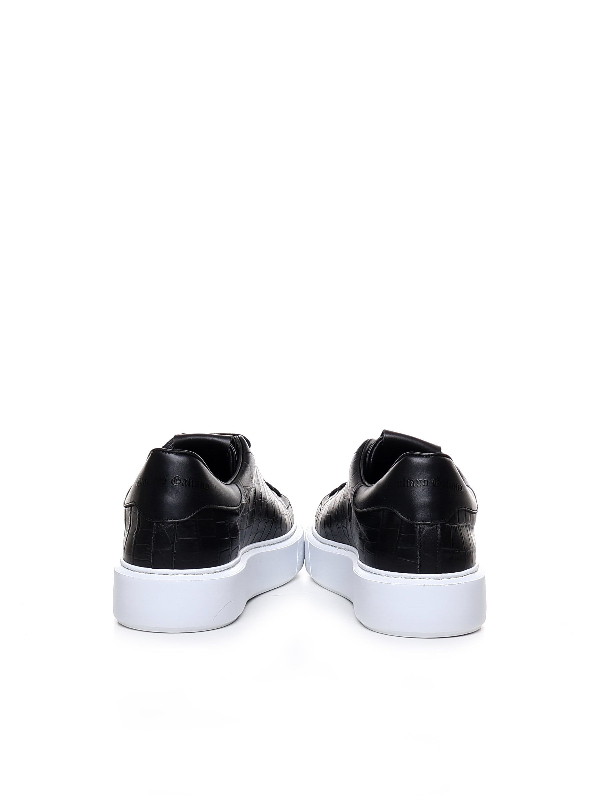 Giuliano Galiano Sneakers Black Calfskin