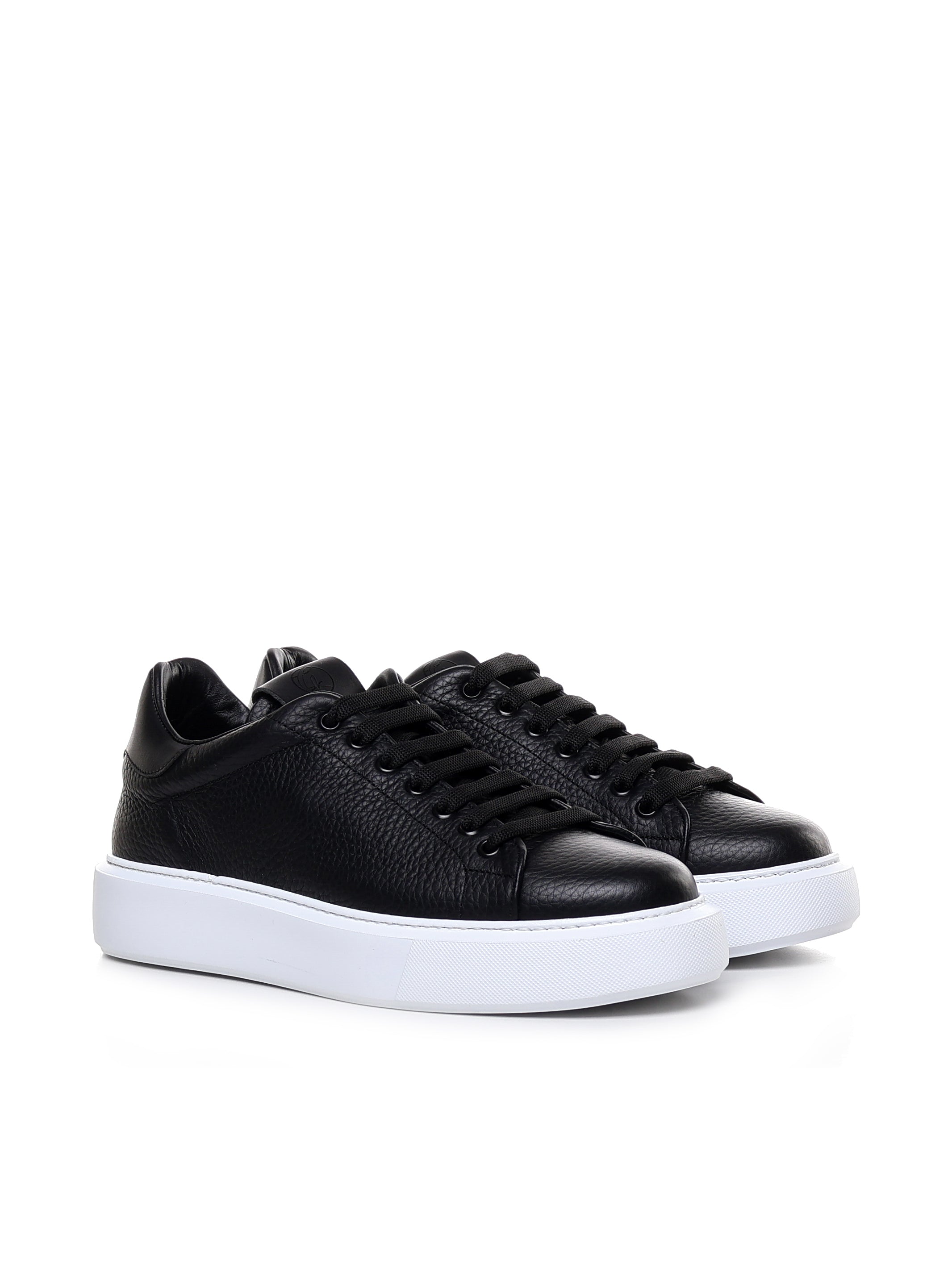 Giuliano Galiano Sneakers Black Calfskin