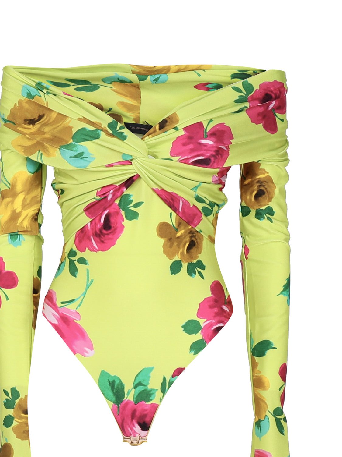 The Andamane Top Yellow Polyester