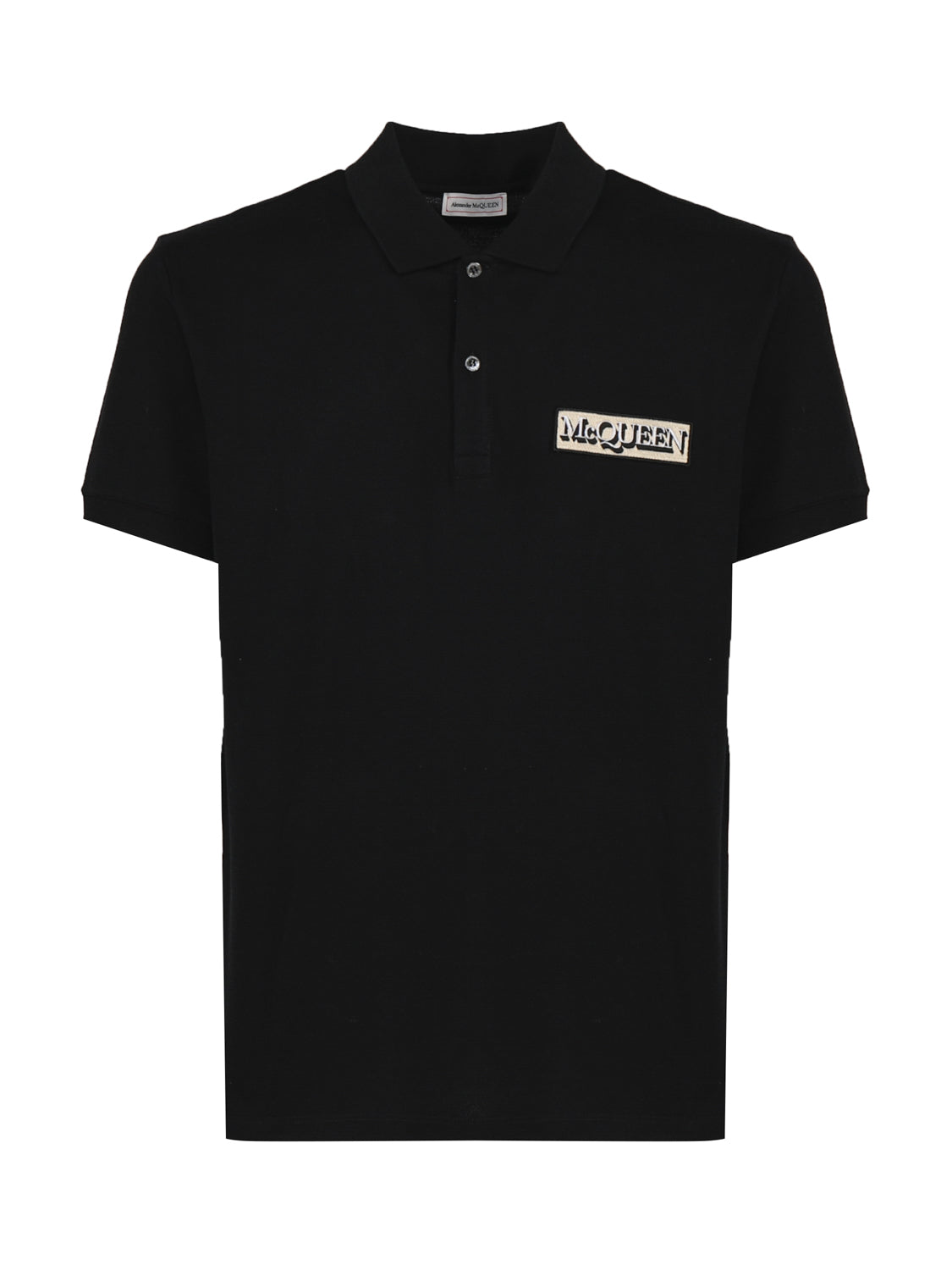 Alexander Mcqueen T-Shirts And Polos Black Cotton