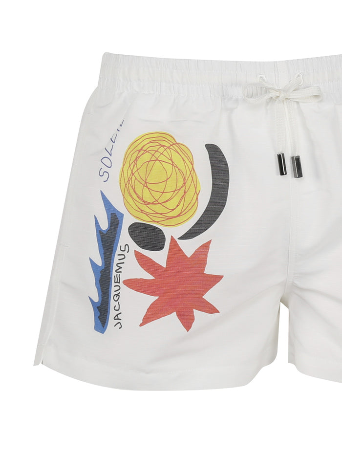 Jacquemus Sea Clothing Print White Arty Sun Polyester