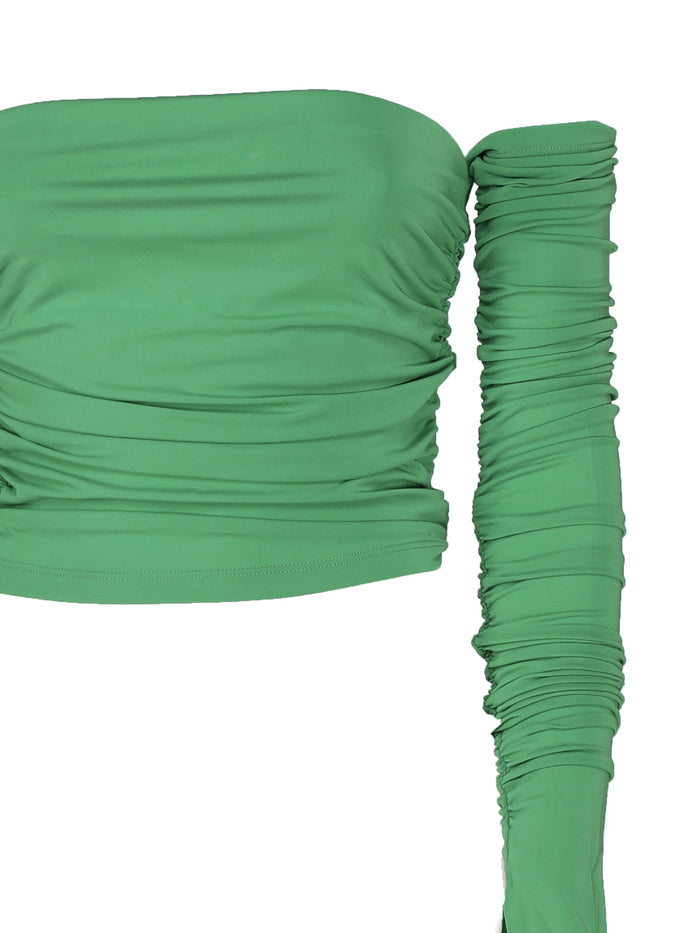 THE ANDAMANE Top Green Viscose