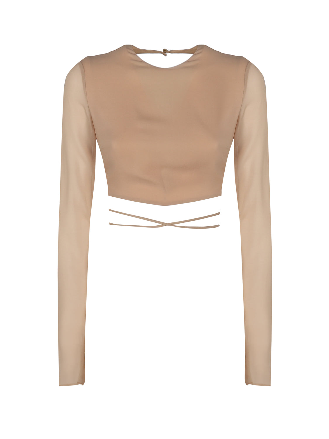 The Andamane Top Beige Polyester