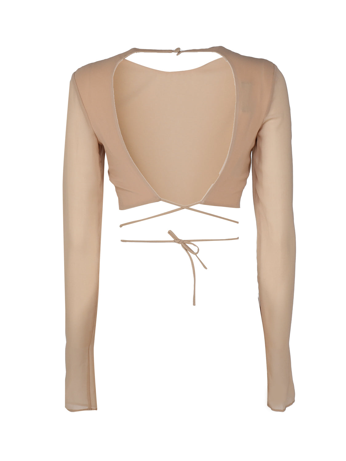 The Andamane Top Beige Polyester