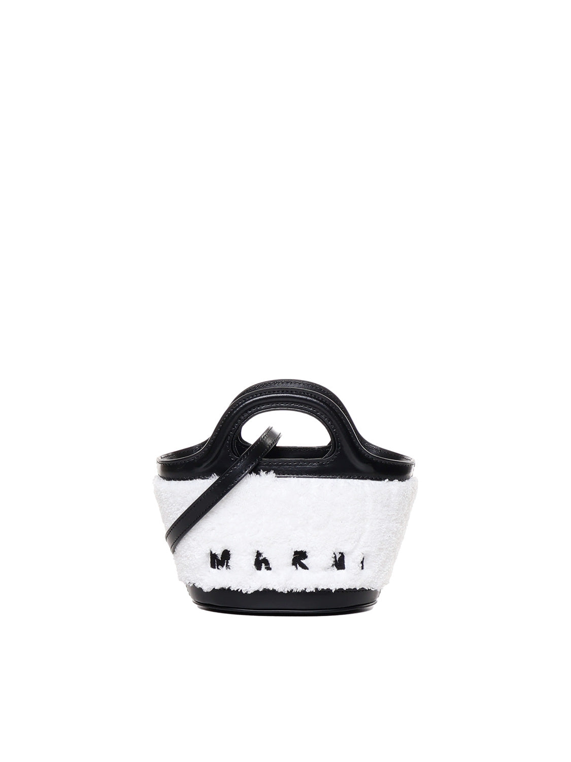 Marni Bags White, Black Calfskin Cotton