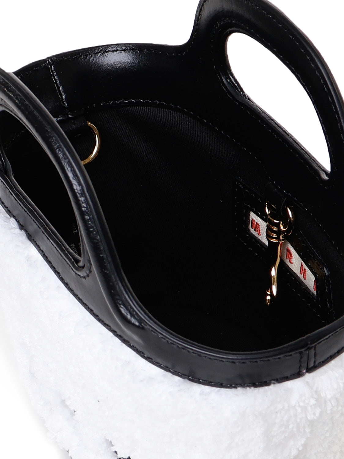 Marni Bags White, Black Calfskin Cotton