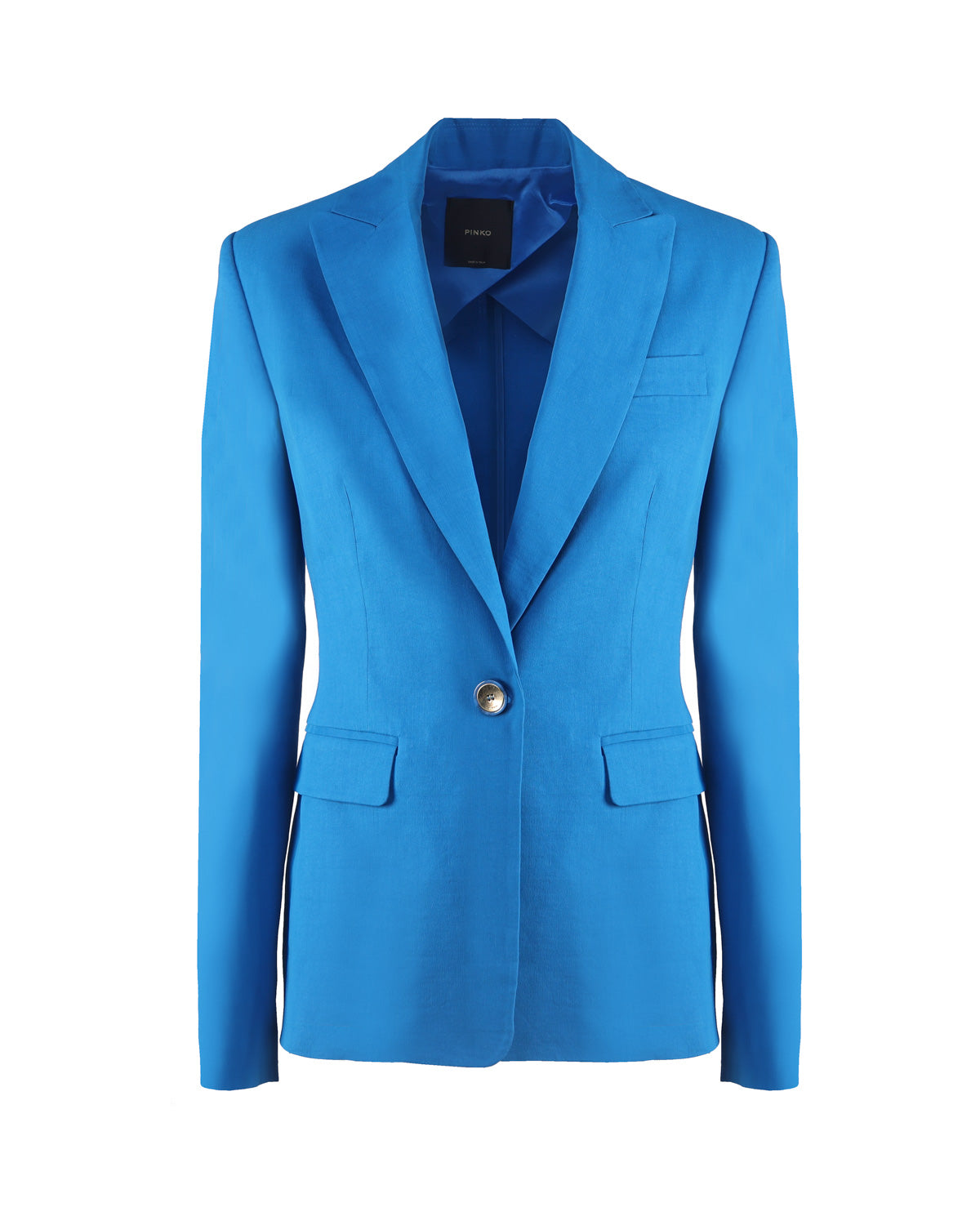 Pinko Jackets Blue Linen