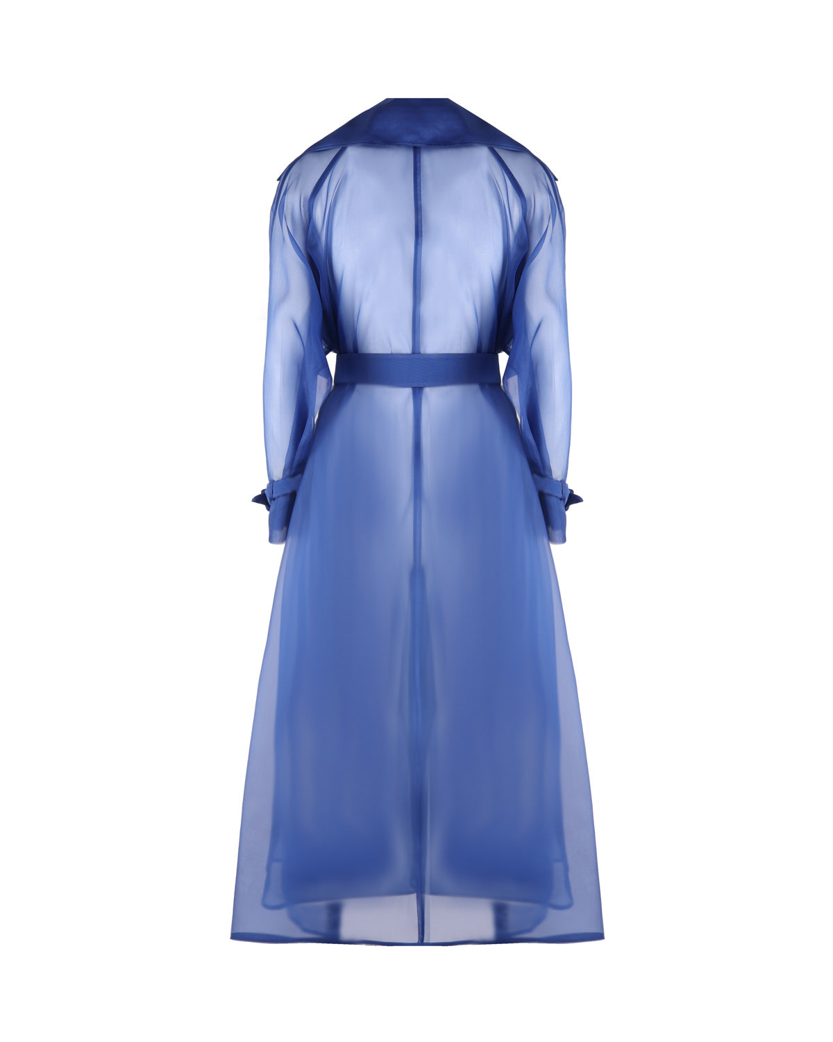 Max Mara Coats Blue Silk