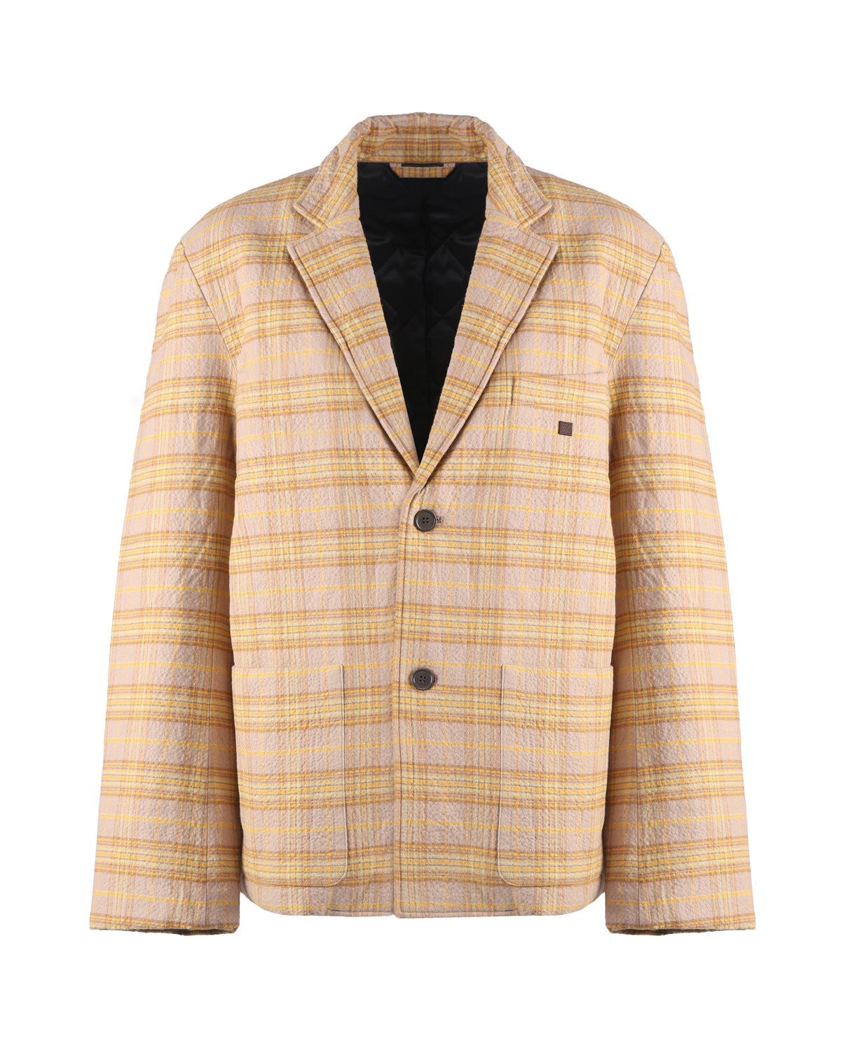 Acne Studios Jackets Orange, Beige Cotton