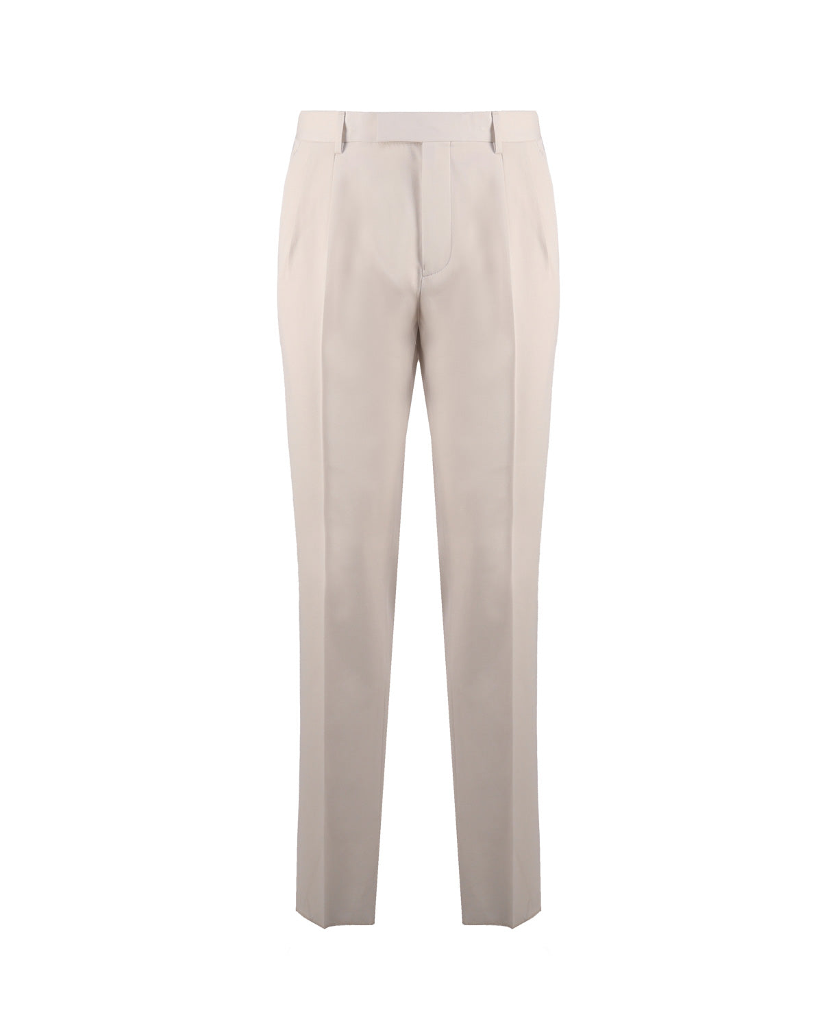 Zegna Trousers Beige Cotton