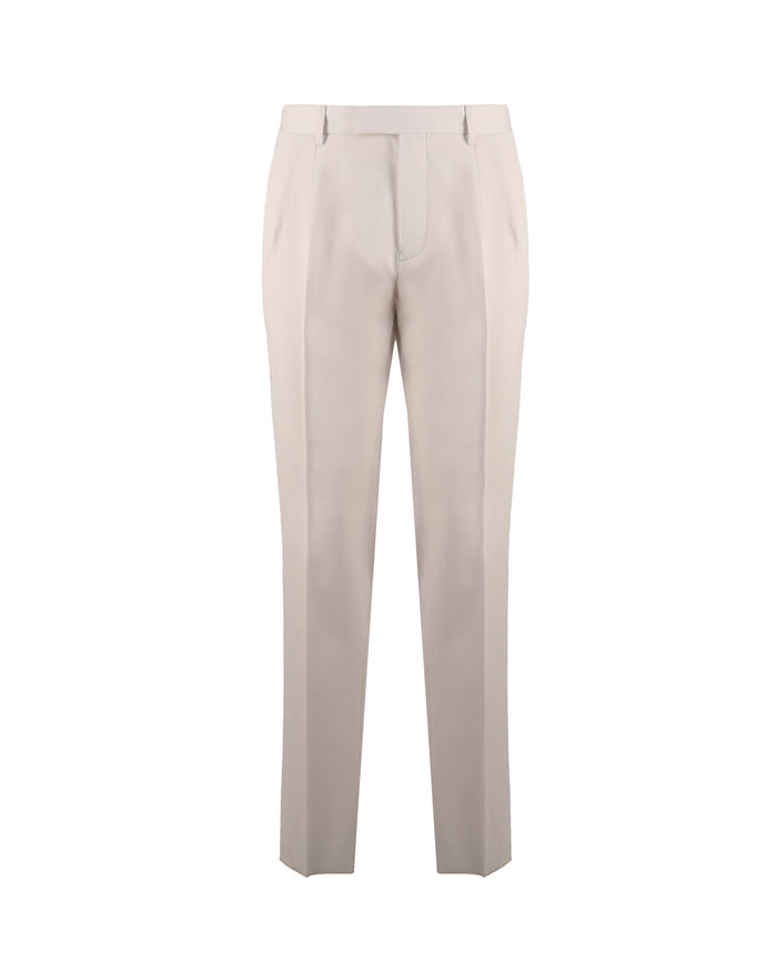 Zegna Trousers Beige Cotton