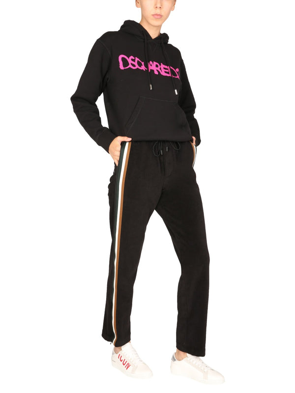 Corduroy Trousers Black Cotton