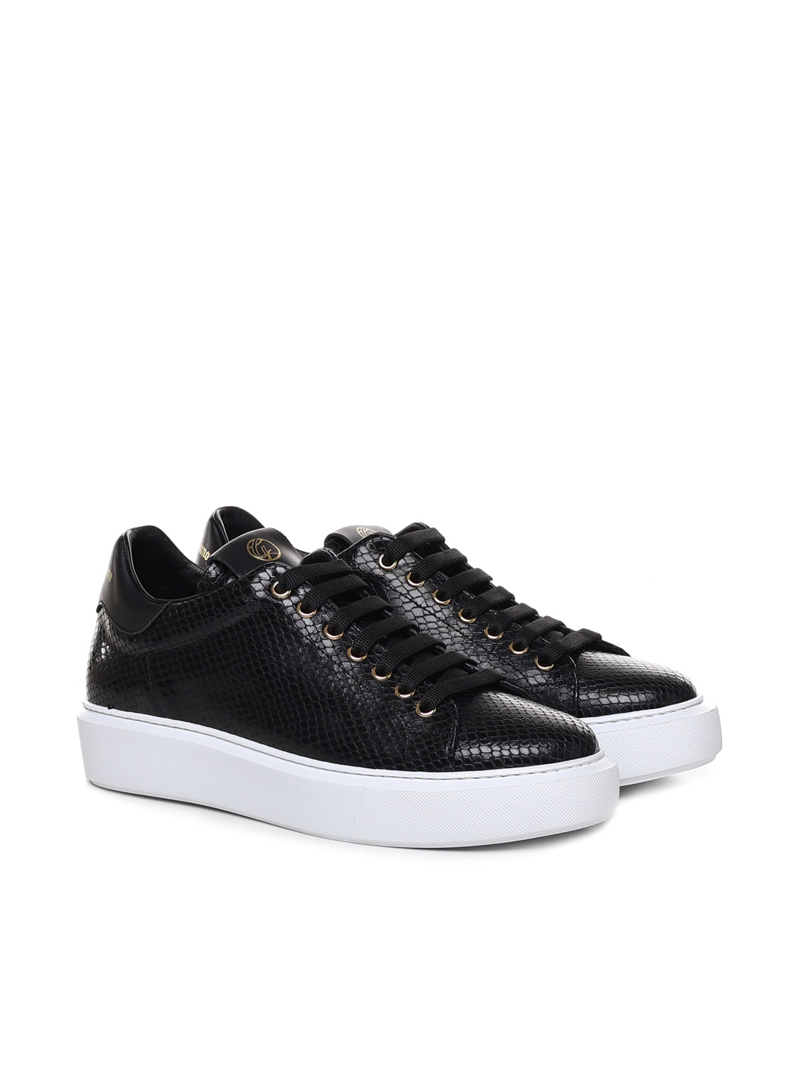 Giuliano Galiano Sneakers Black Calfskin