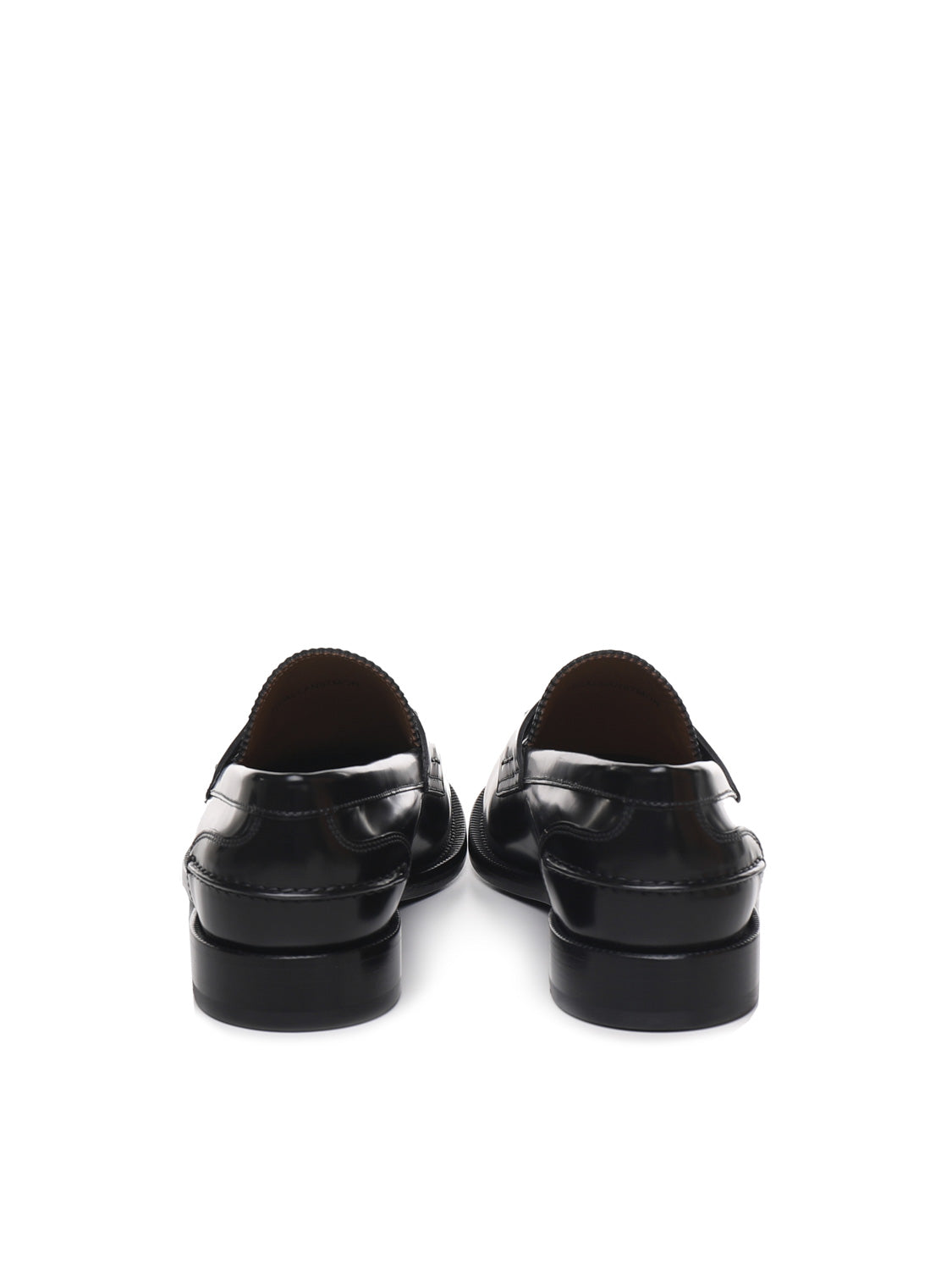 Burberry Flat Shoes Black Calfskin