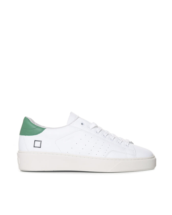 D.a.t.e. Sneakers White-green Leather