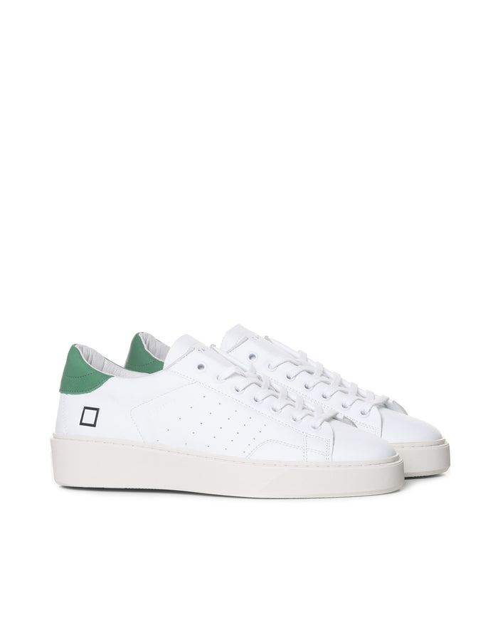 D.a.t.e. Sneakers White-green Leather