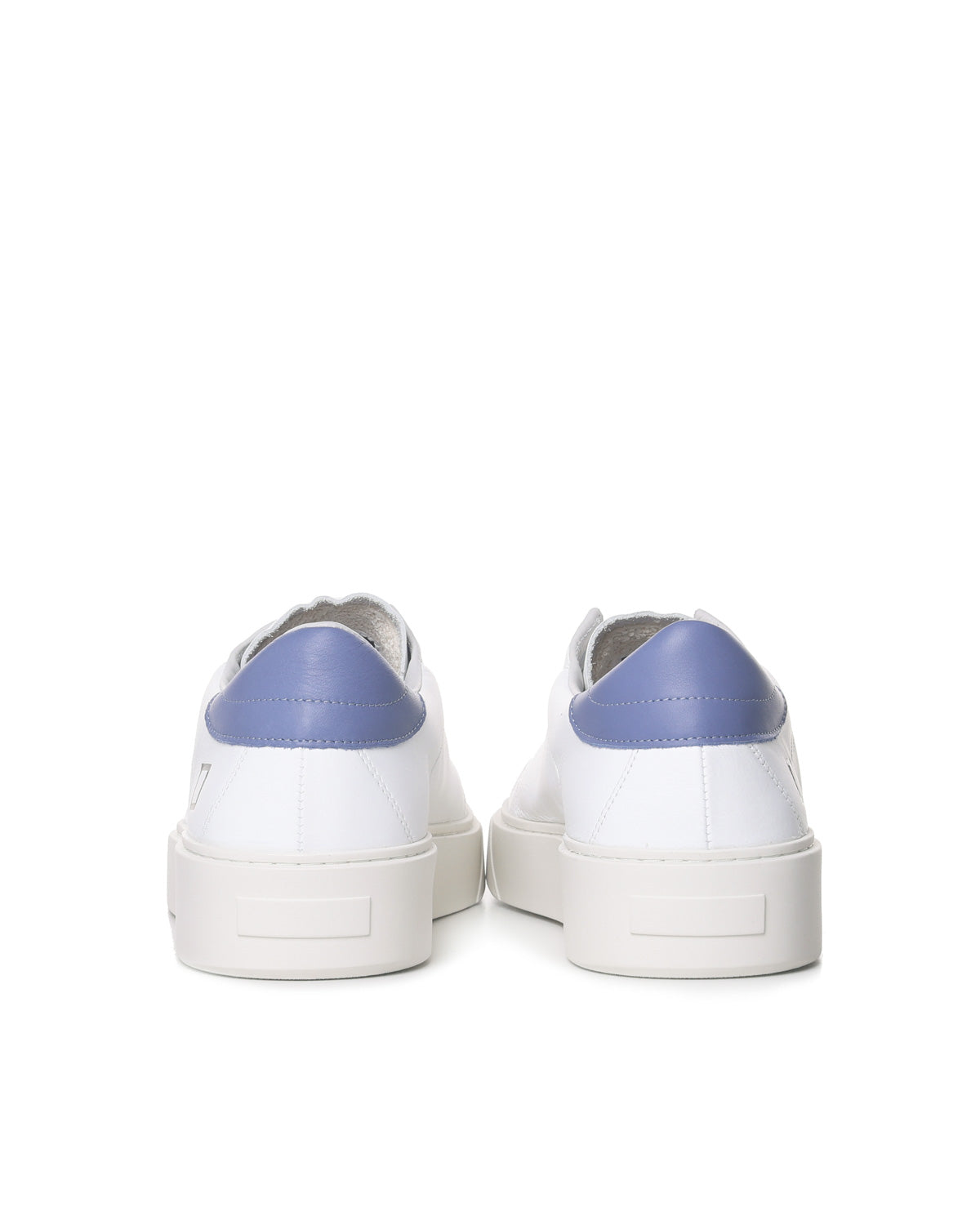 D.a.t.e. Sneakers White-blue Leather
