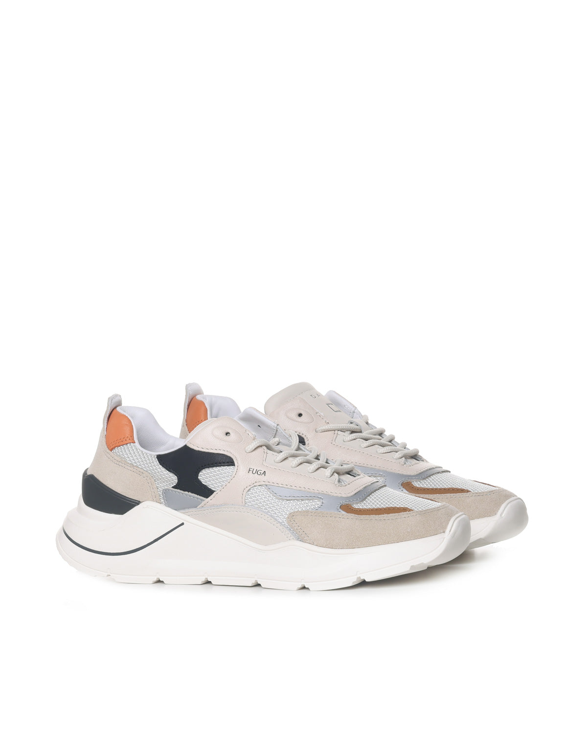 D.a.t.e. Sneakers Natural Sand Fabric