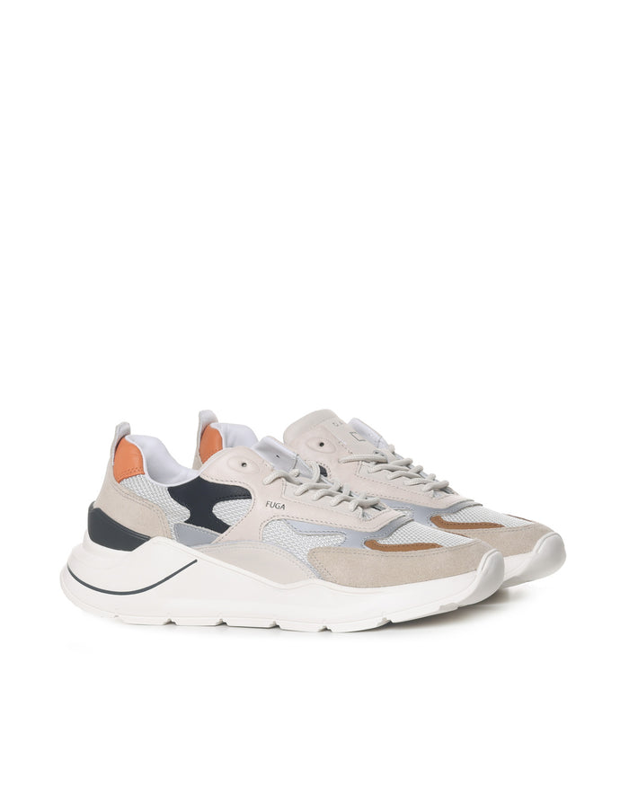 D.a.t.e. Sneakers Natural Sand Fabric