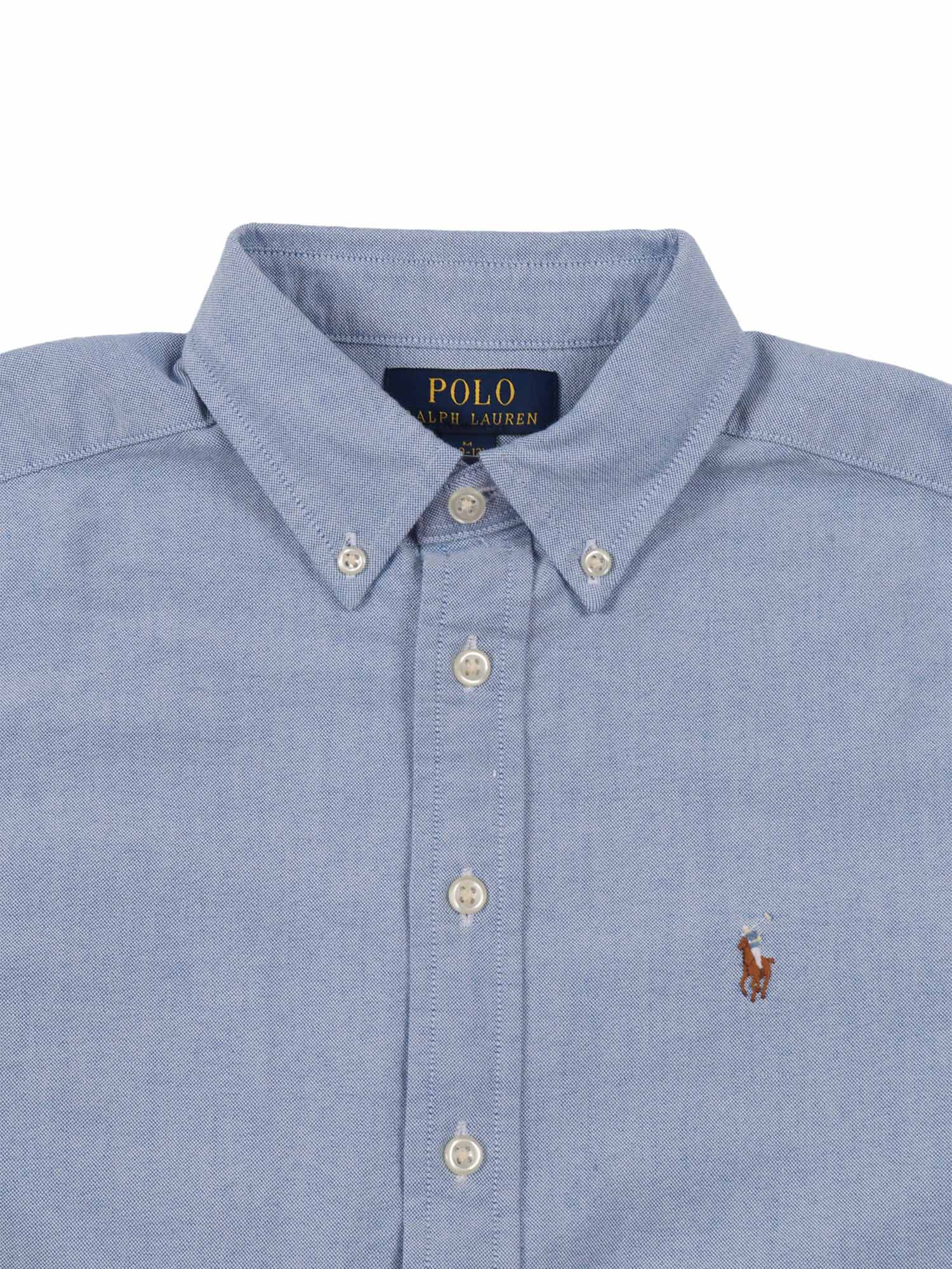 LS BD-TOPS-SHIRT Blue Cotton