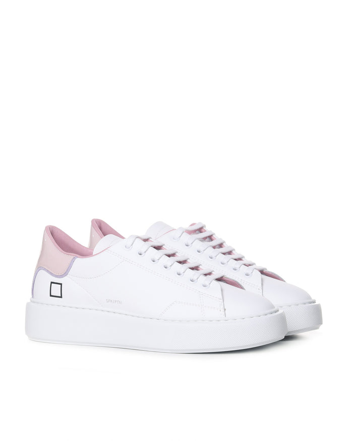 D.a.t.e. Sneakers White-pink Leather