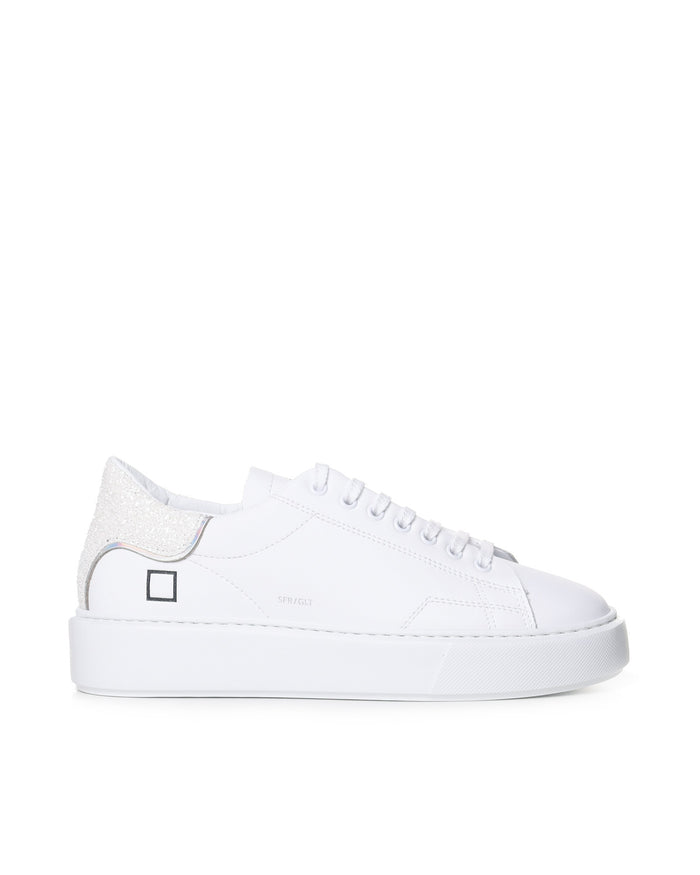 D.a.t.e. Sneakers White-ivory Leather