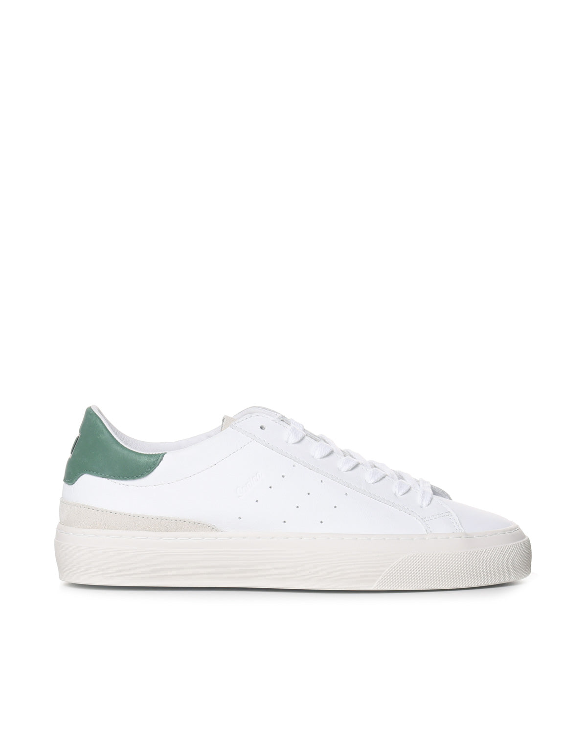 D.a.t.e. Sneakers White-green Leather
