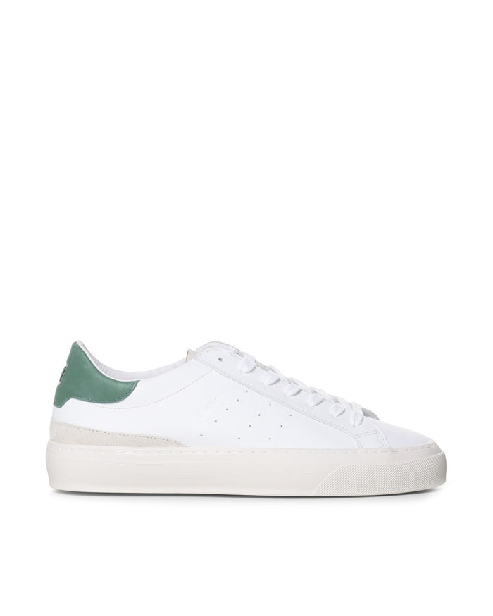 D.a.t.e. Sneakers White-green Leather