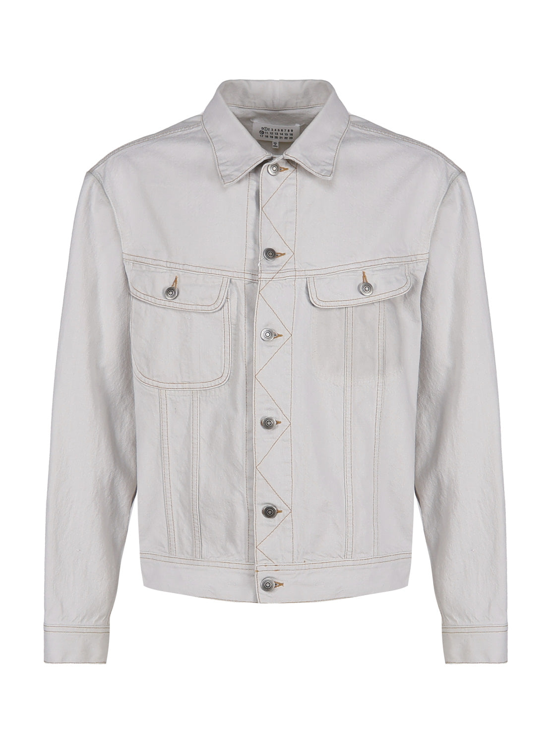 Maison Margiela Jackets Chalk White Cotton