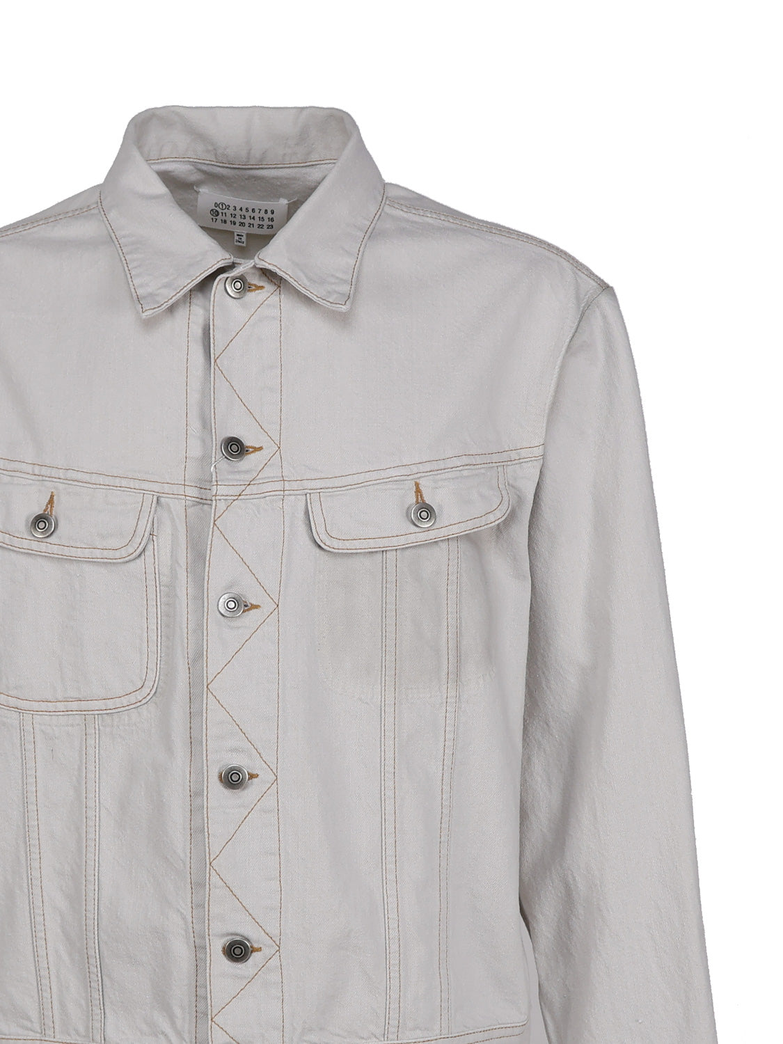 Maison Margiela Jackets Chalk White Cotton