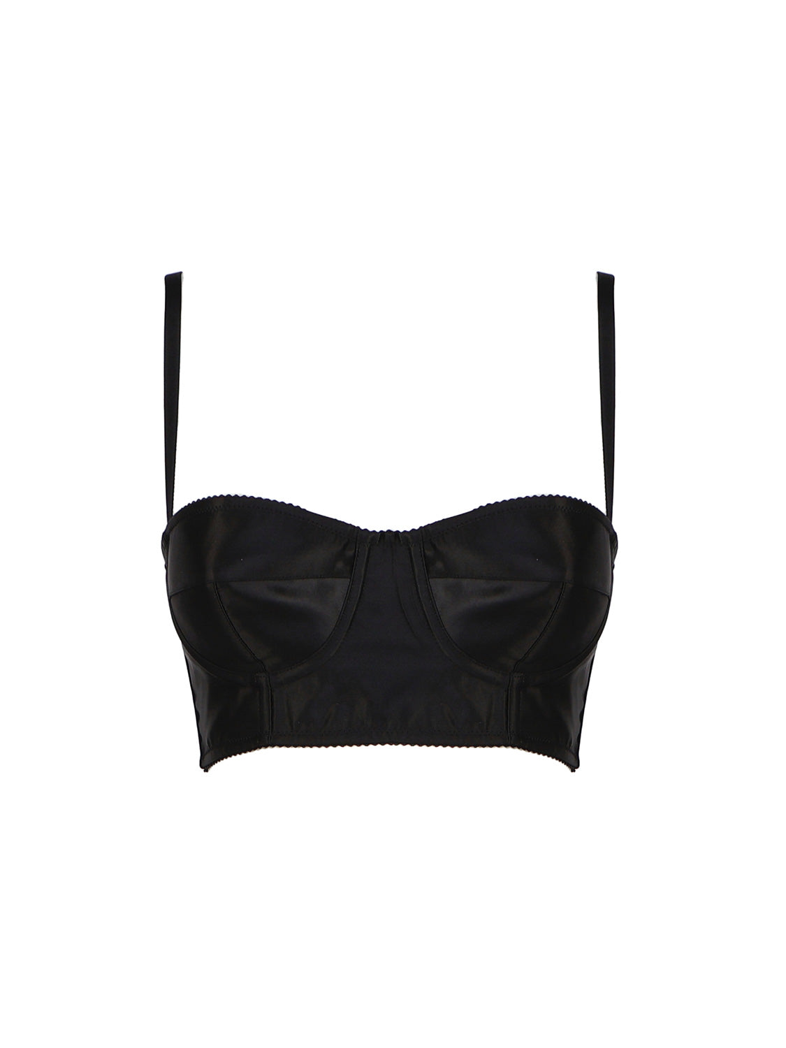 Dolce & Gabbana Top Black Polyamide Elastane