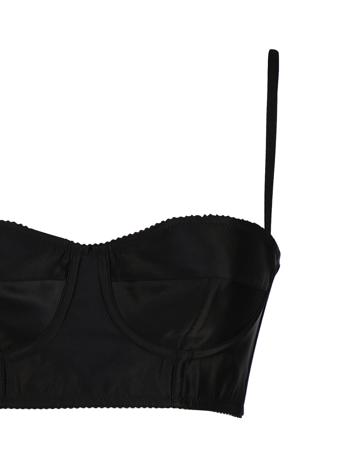 Dolce & Gabbana Top Black Polyamide Elastane