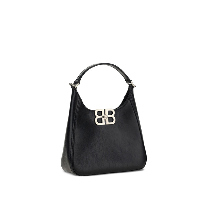 Small Bb Shoulder Bag Black Lamb Leather