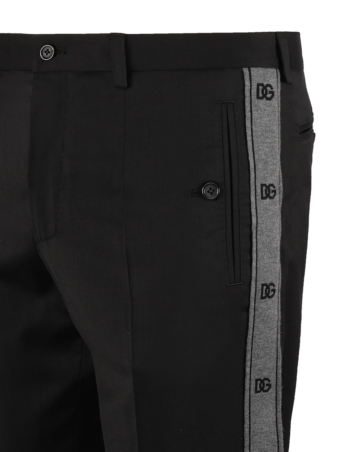 Dolce & Gabbana Trousers Black Virgin Wool