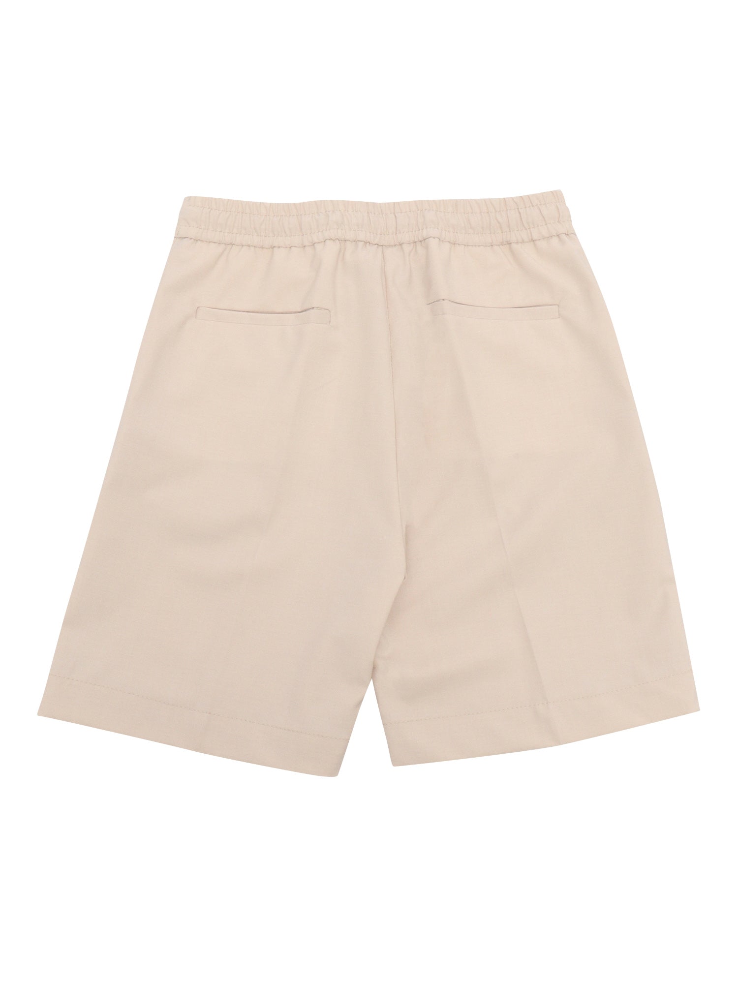 Beige bermuda shorts Polyamide Viscose Elastane