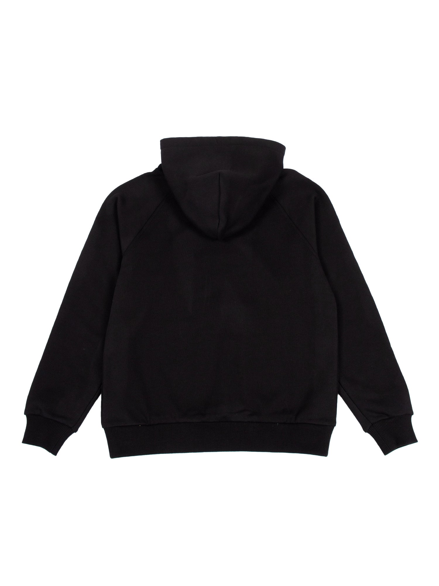 Hooded Sweatshirt Black Cotton Lining
