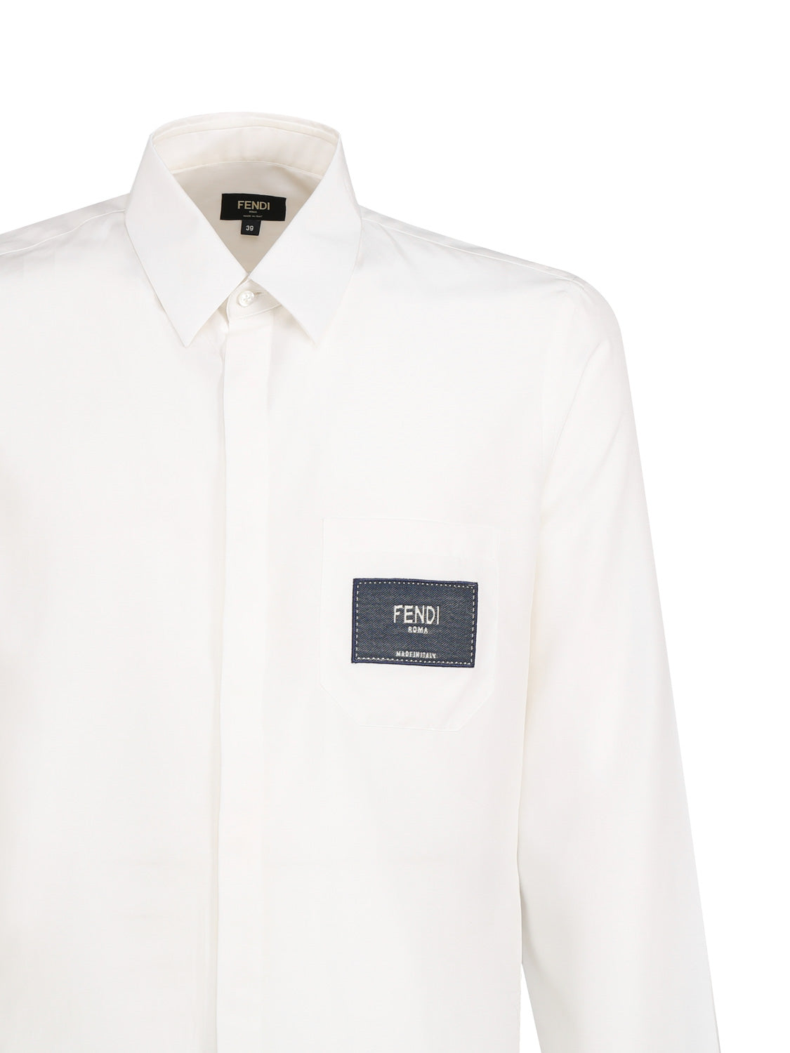 Fendi Shirts White Cotton