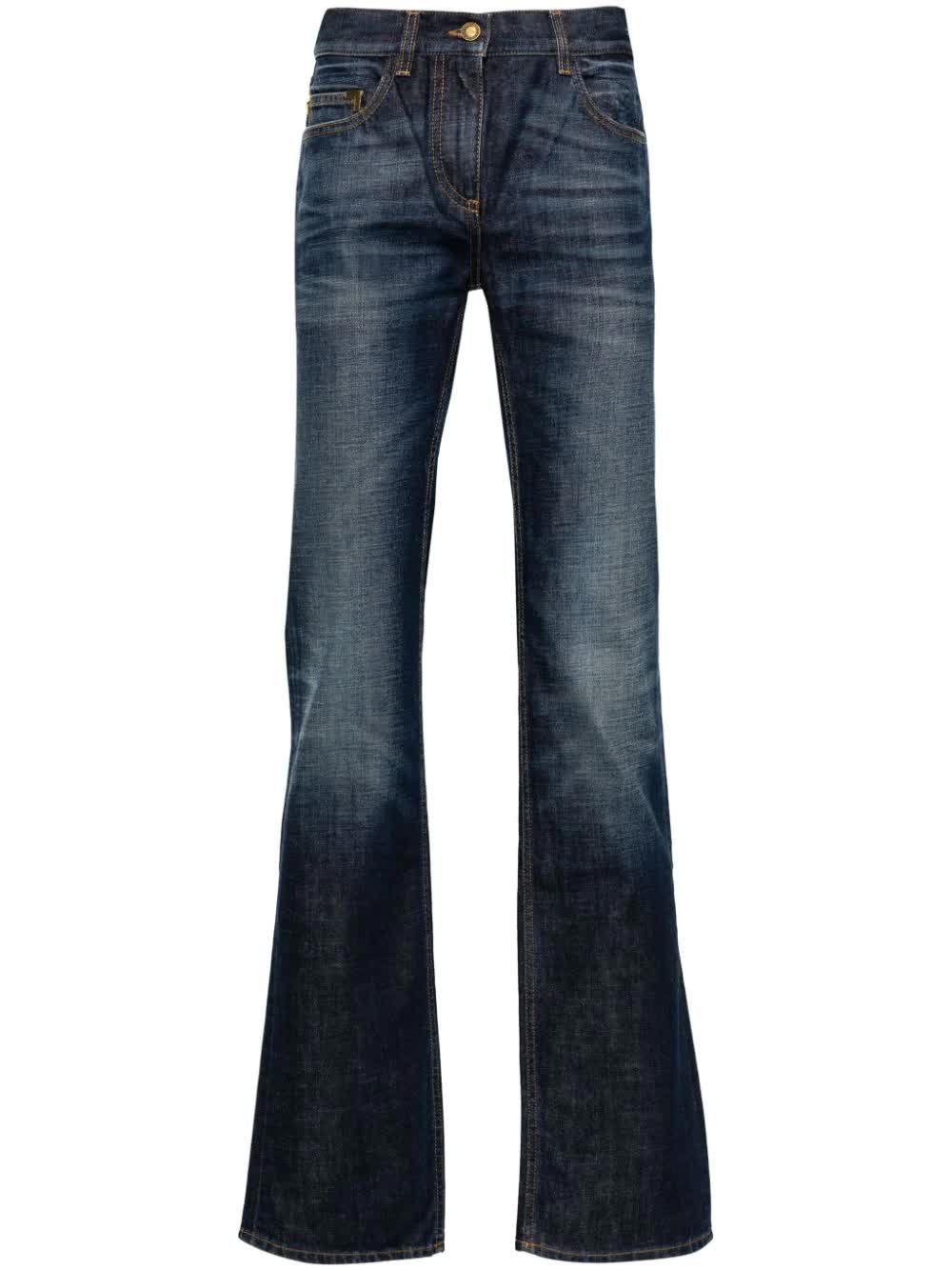 Denim Straight Leg Blue Jean