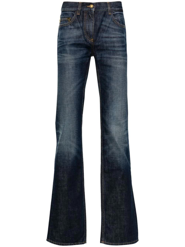 Denim Straight Leg Blue Jean