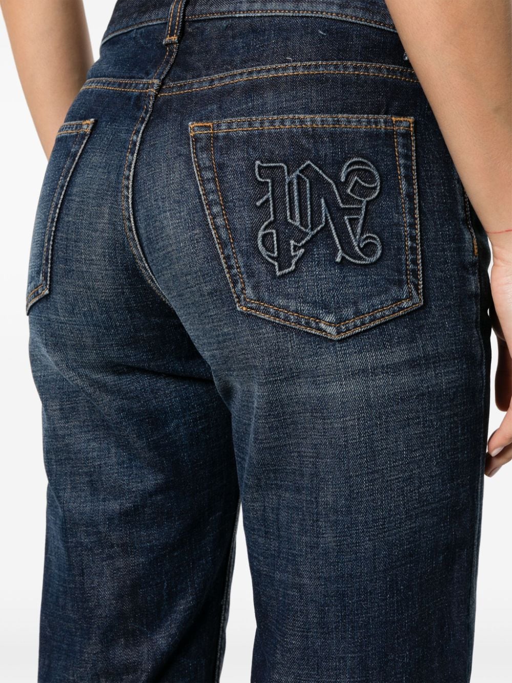 Denim Straight Leg Blue Jean