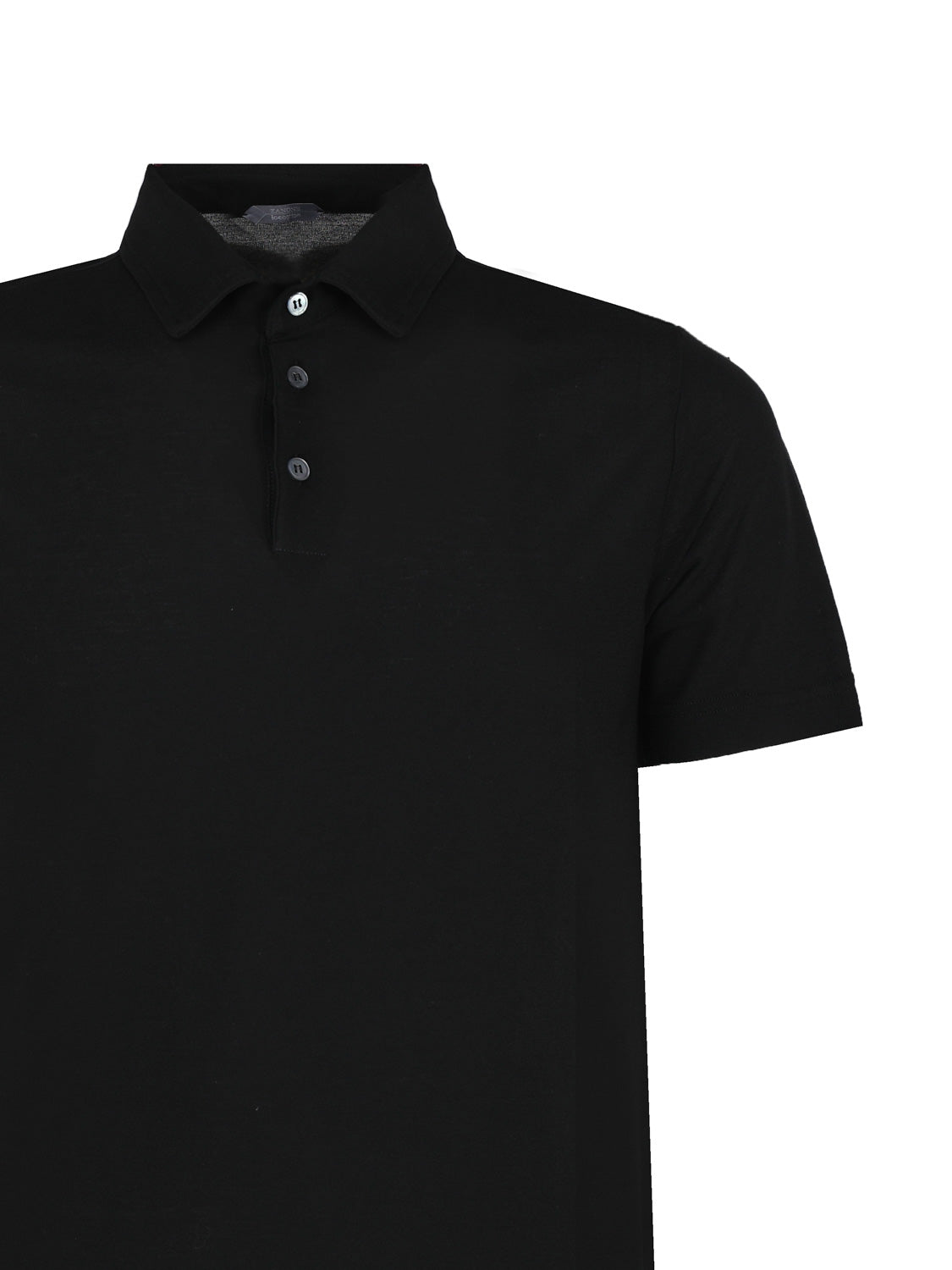 Zanone T-Shirts And Polos Black Cotton