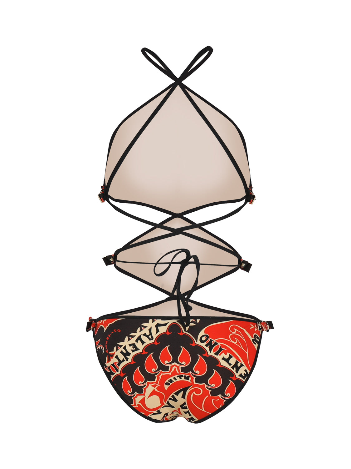 Valentino Garavani Sea Clothing Chestnut Cream Polyamide
