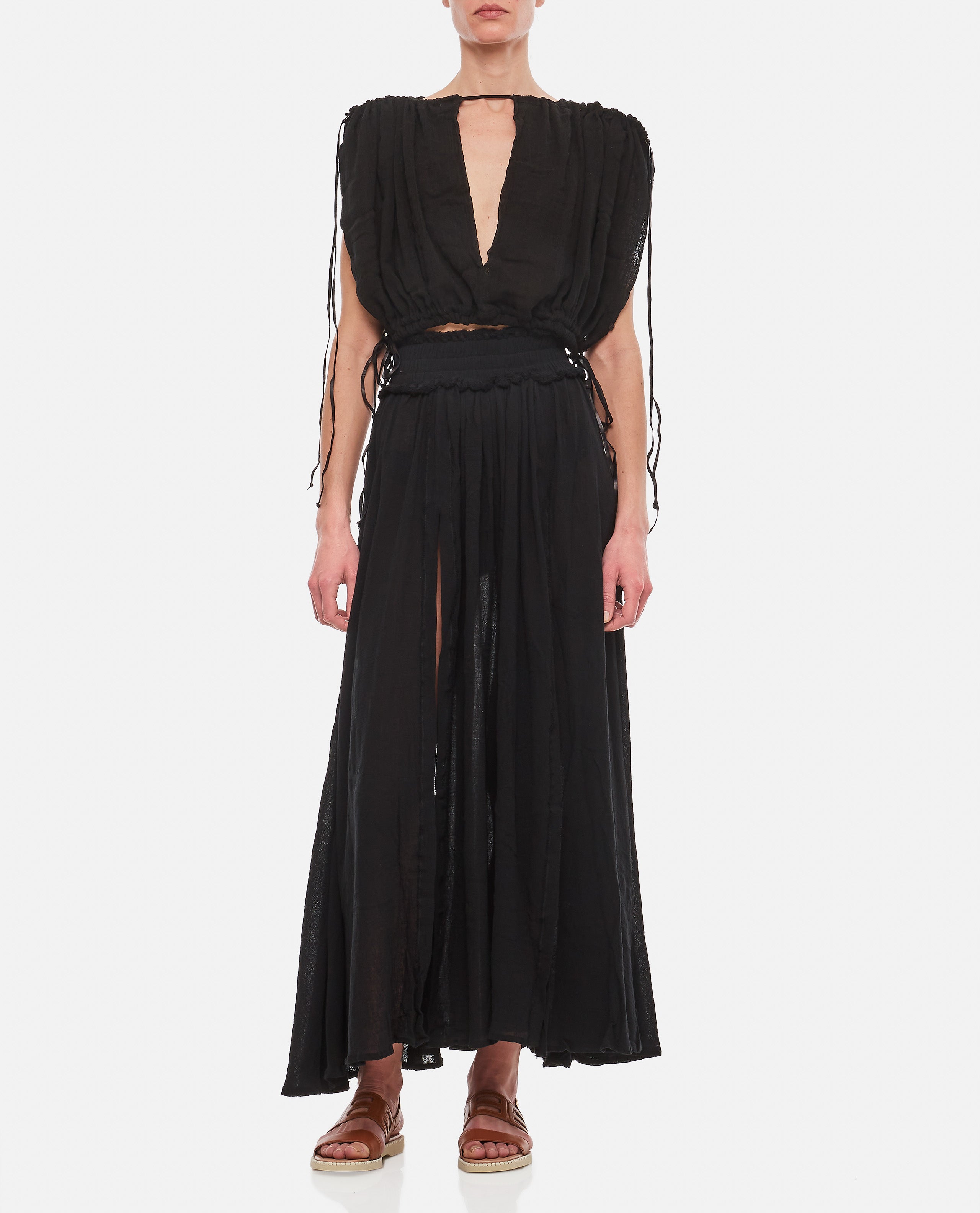 CARAVANA Top Black Co Leather