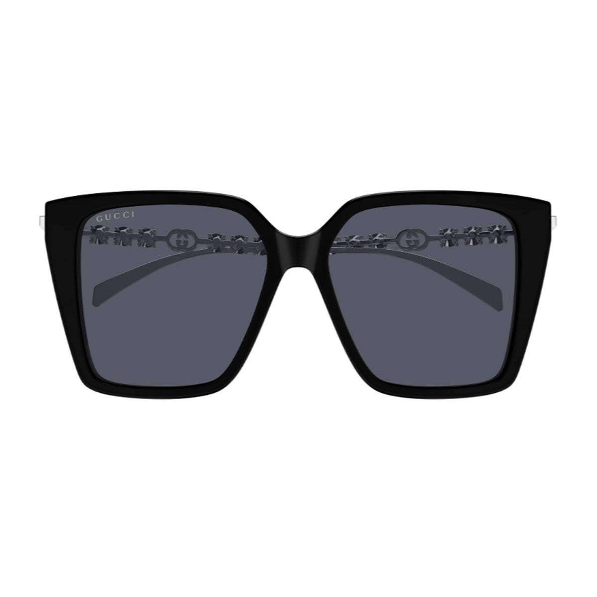 Gucci Gg1967s Linea Emblem Black Acetato/metallo Sunglasses