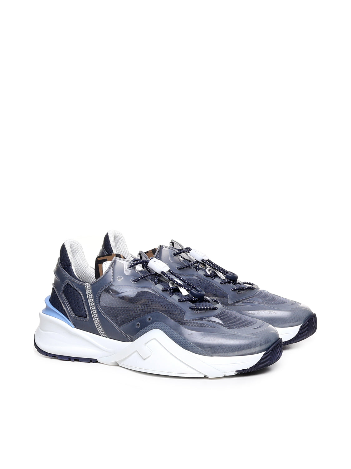 Fendi Sneakers Blue Polyamide