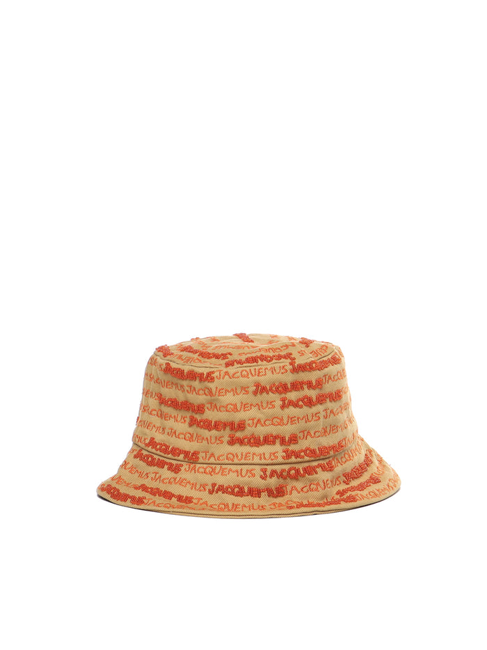 Jacquemus Hats Orange Cotton