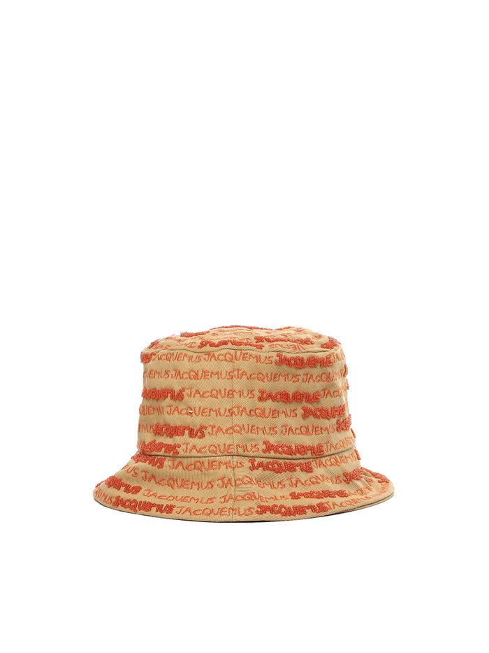 Jacquemus Hats Orange Cotton