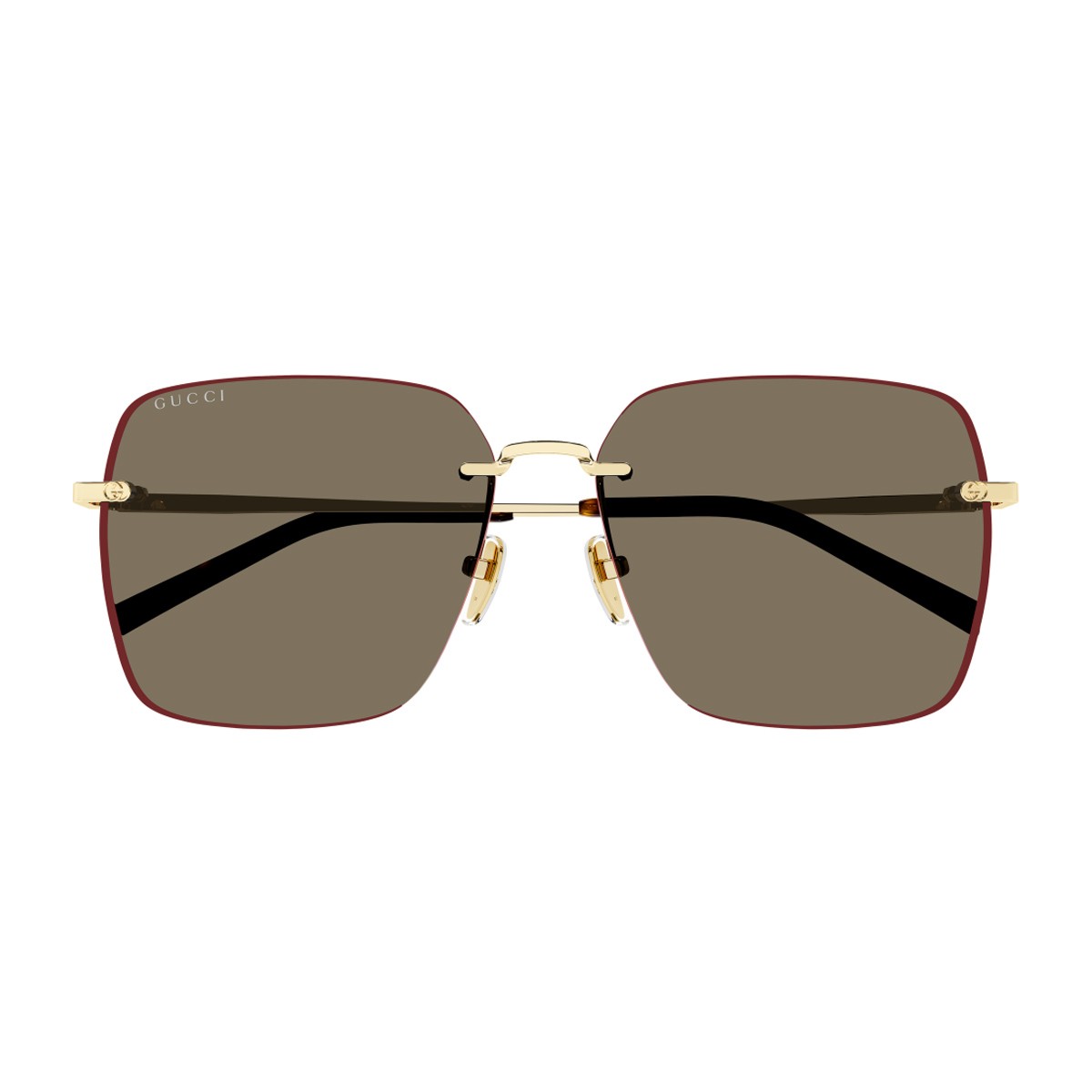 Gucci Gg1955sa Linea Institutional Logo Gold Metallo Sunglasses