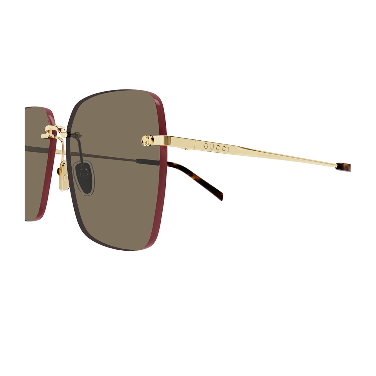 Gucci Gg1955sa Linea Institutional Logo Gold Metallo Sunglasses